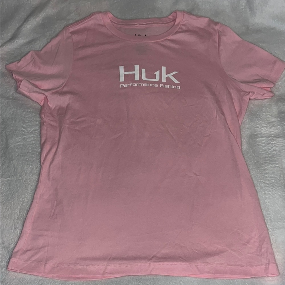 Huk Pink Short Sleeve Tee